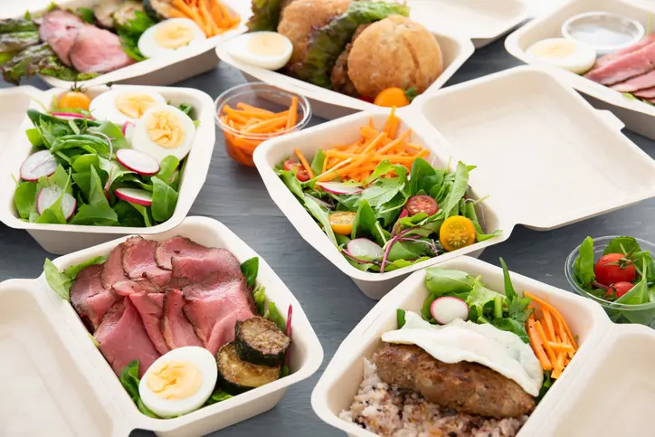 the dishes which entered the take-out container