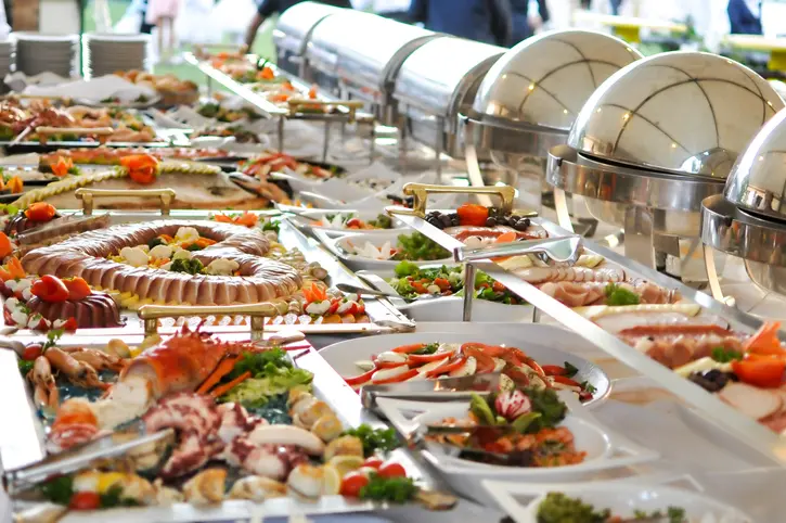 Catering food